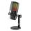 Gaming RGB Microphone, USB PC Mic for Streaming, Podcasts, Recording, Condenser Computer Desktop on // 3