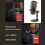Gaming RGB Microphone, USB PC Mic for Streaming, Podcasts, Recording, Condenser Computer Desktop on // 8