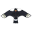 Bird Repeller Kite Simulation Eagle Flash Reflective Wind Pigeon for Backyard Lawn Farm Garden,1.2m 1