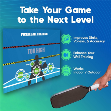 Pickleball Training Üben Wand Aufkleber Dink Pad Praxis Bord Poster Rebounder Hilfe