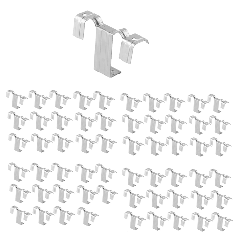 60Pcs 35Mm Solar Panel Photovoltaic Water Guide Clip Stainless Steel Deflector Mud Drain Button Redirection Clips 4852431756959