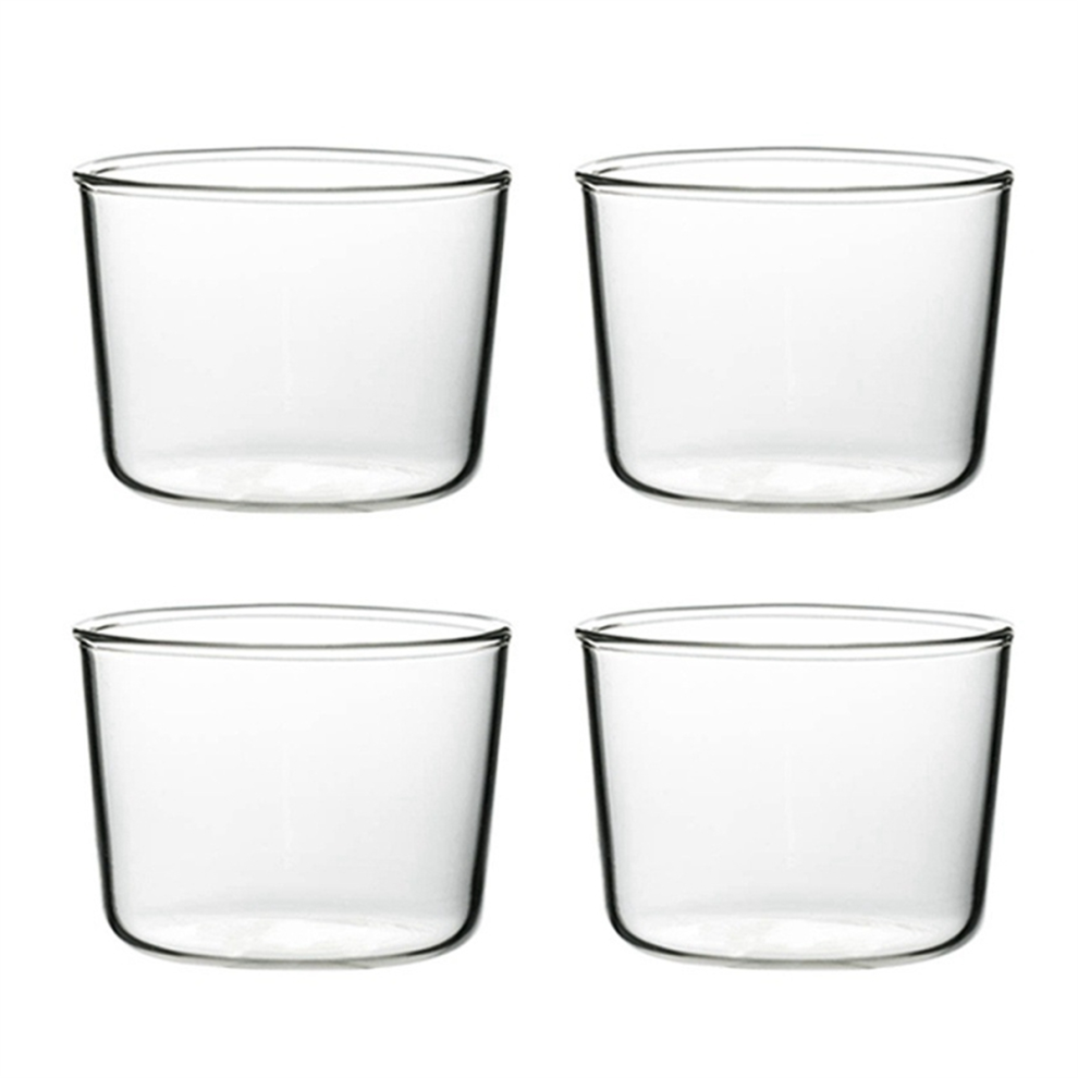 Set Di Ciotole Da Dessert In Vetro Trasparente, Resistenti Al Calore, Per Budino Di Gelatina, Mousse, Gelato, Salse Per Feste, Condimenti-image