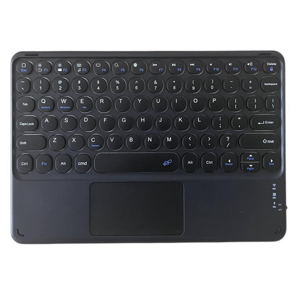 Wireless Bluetooth Keyboard Mini 78 Keys Gaming Office Rechargeable Touchpad For Pad Pc Tablet Black 4852431759851