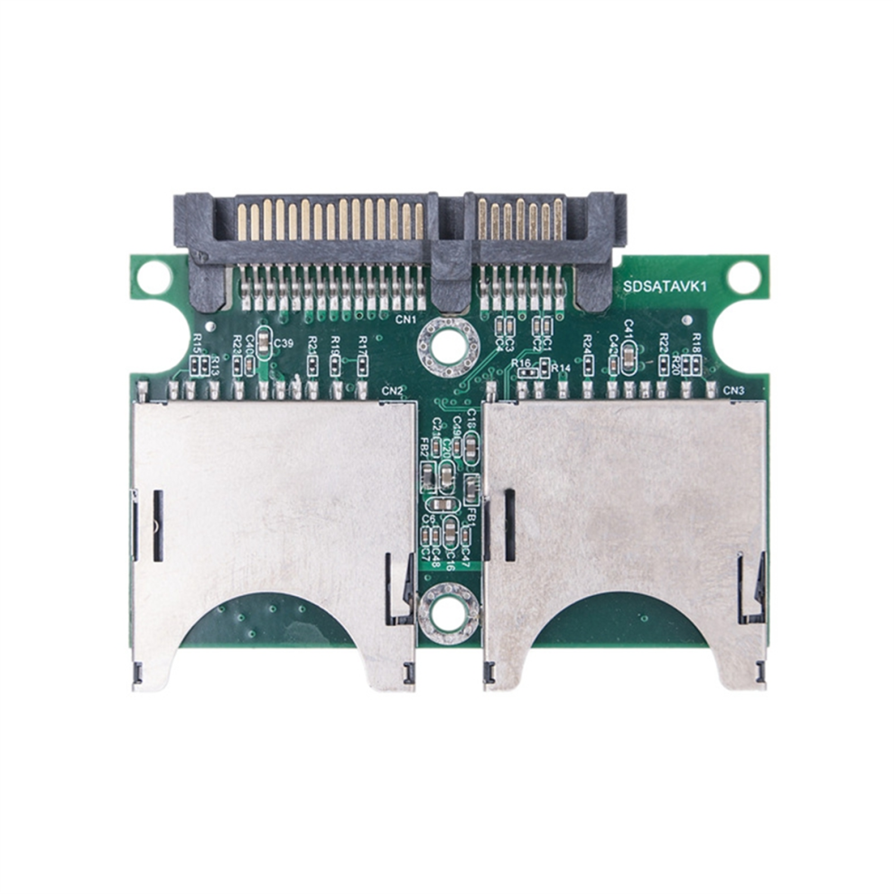 Dual Sd To Sata Converter Industrial-Grade Adapter Card 15Pin+7Pin Serial 4852431761472