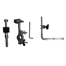 Supporto per piatti in metallo, supporto per batteria portatile, morsetti di estensione, accessori per percussioni, stile 1