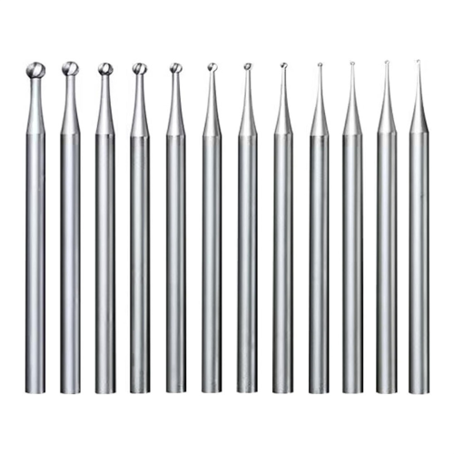 Conjunto de 12 peças de brocas redondas - haste de 3/32 polegadas para fazer joias e brocas de gravação