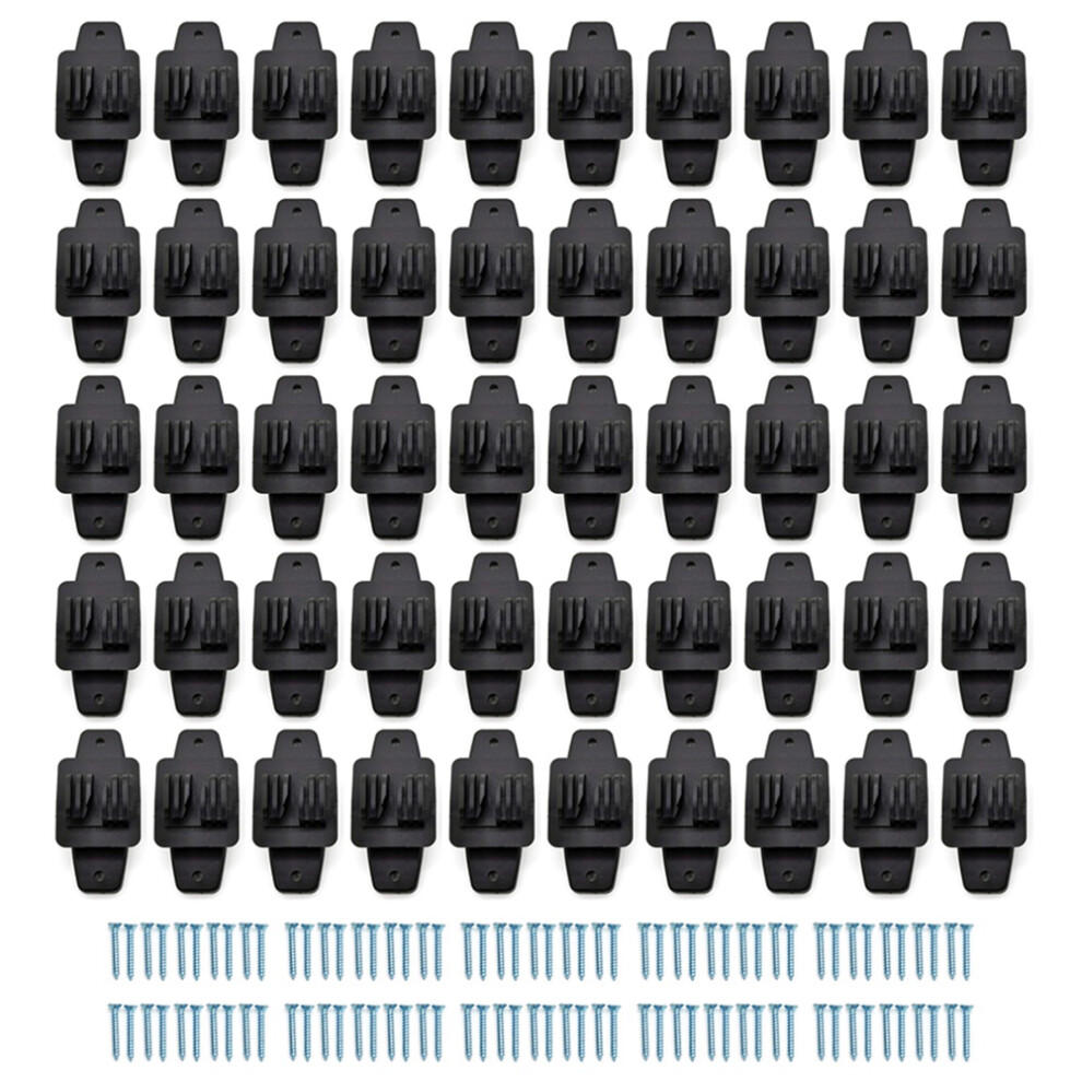 Electric Fence Wooden Post Claw Insulator, Nail On Insulator For High Voltage Pasture Fence,50Pcs 4852431768211