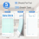 5 Pack Guest Check Books, Server Note Pads for Restaurant, Green Waiter Checkbook, Restaurant Order Pad 50 Sheets/Pack 3