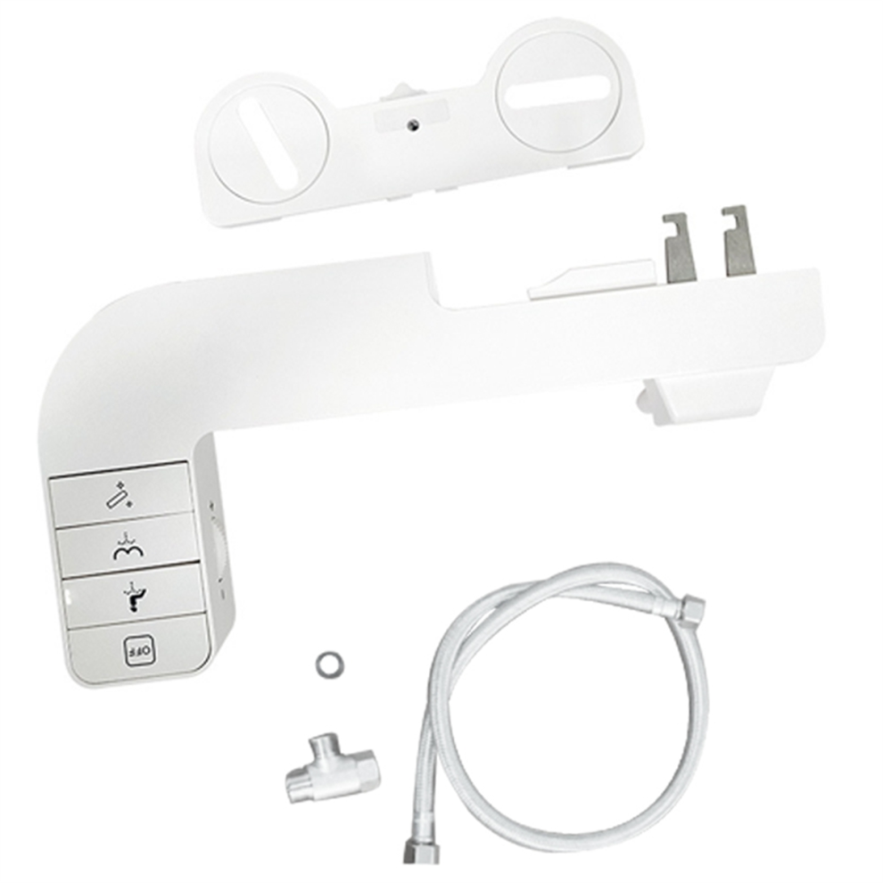 Bidet Attachment Non-Electric Sprayer Adjustable Water Pressure For Toilet Dual Retractable Nozzles Toilets Seat A 4852431771204
