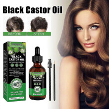 Castor Oil Dense Hair Solution, Moisturizes And Protects Hair Loss Dense And Black Hair Castor Oil Hair Care Essential Oil