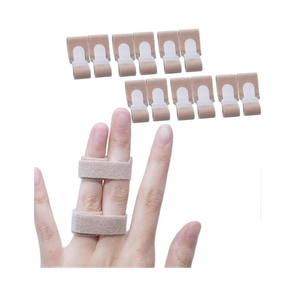 12 Pcs Of Finger Tape for Jammed, Swollen, Dislocated Finger Joint, Finger Brace Splints