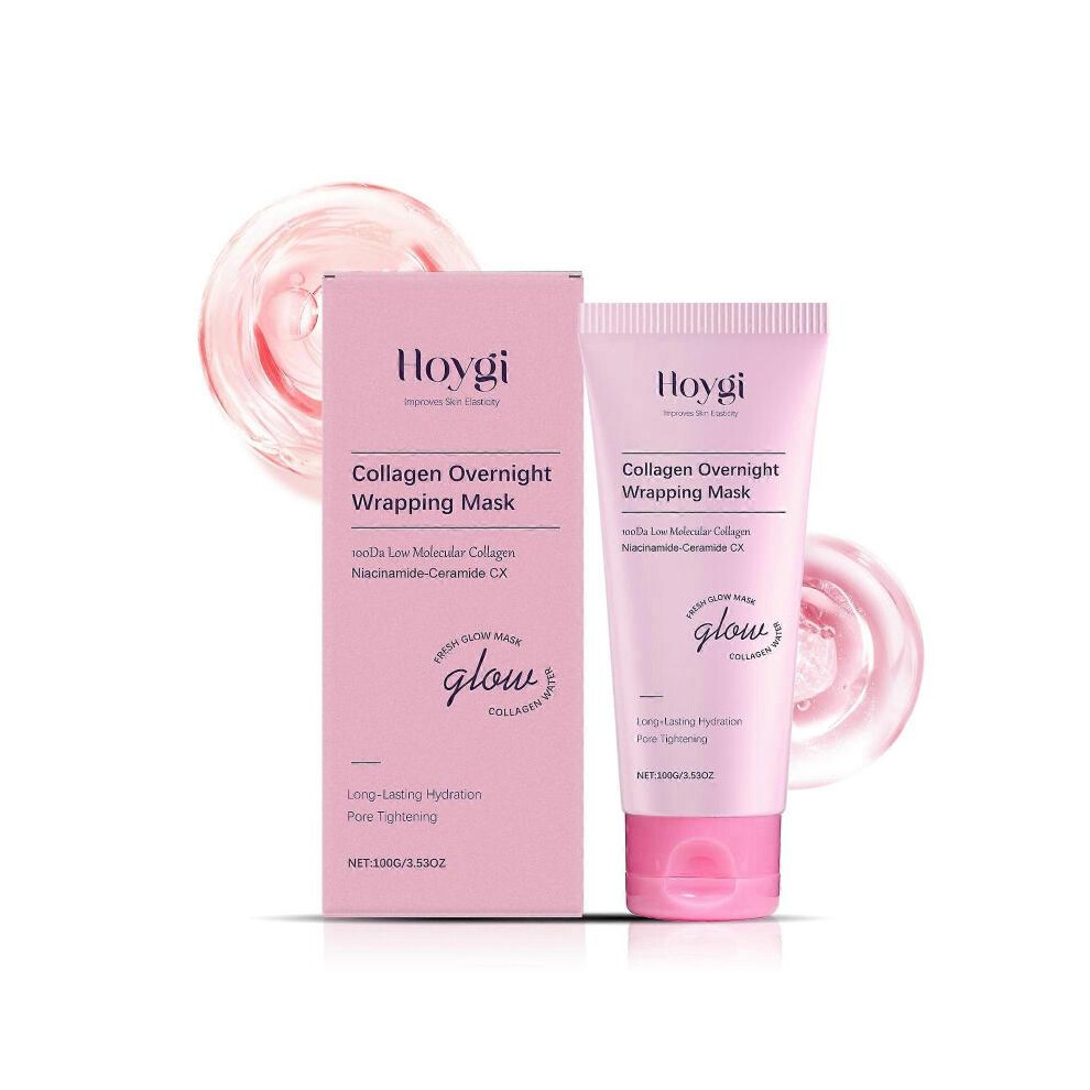 Hoygi Collagen Pulling Mask Gentle Exfoliating Deep Hydrating Moisturizing and Firming Skin Mask