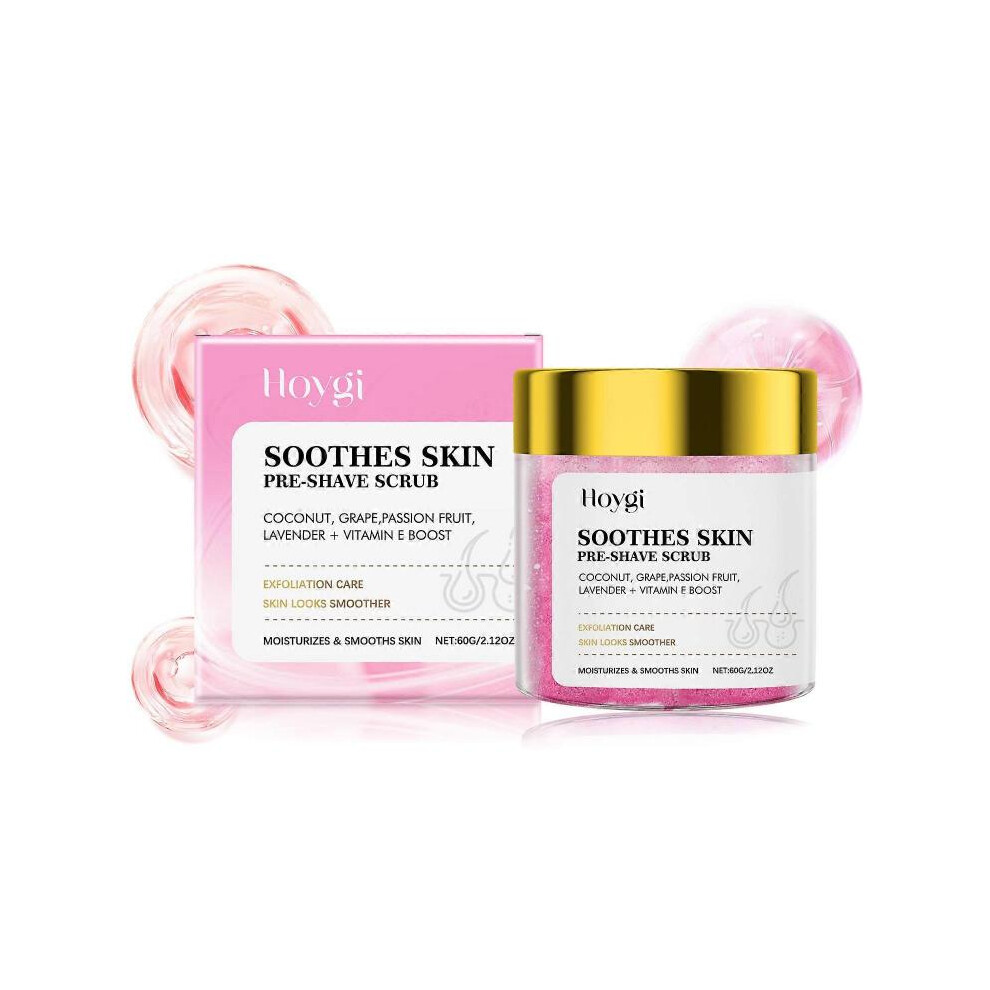 Hoygi hair removal pre-shaving scrub Gentle cleaning care for the whole body Smooth moisturizing hair removal scrub