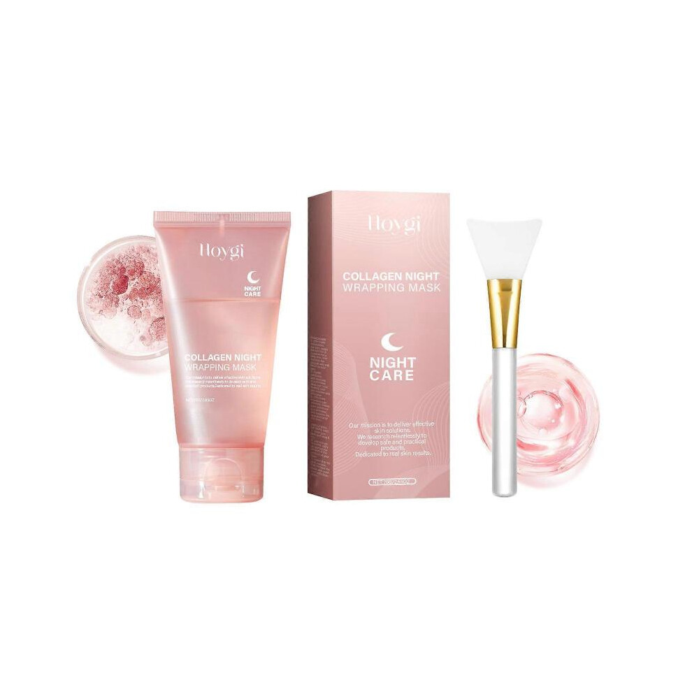 Hoygi Collagen Rape Mask (with scraper) Gentle Cleansing Facial Pores Blackhead Firming Hydrating Mask