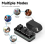 3 Keys Macro Programming Mini Keyboard for Photoshop Gaming Hotswap Keypad Copy Paste Macropad Black Type A 5