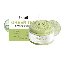 Hoygi Green Tea Facial Scrub Cleansing Pore Dirt Replenishes Hydrating and Hydrating Gentle Exfoliating and Nourishing Skin