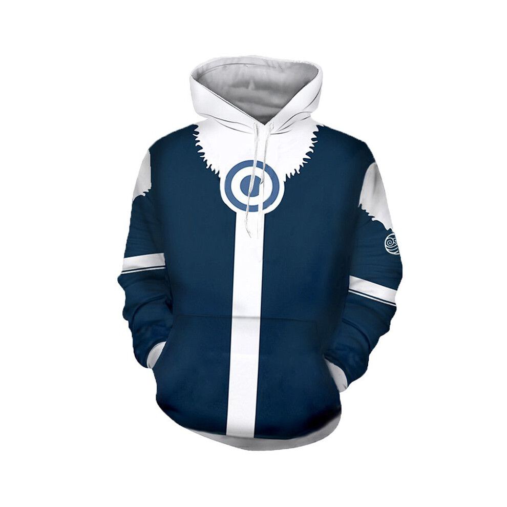 (Blue Korra,S)Avatarthe Last Airbender Sweat à Capuche Cosplay Costume Sweat Pull Veste Manteau