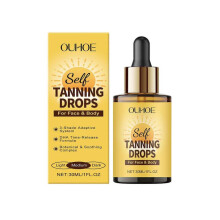 OUHOE Natural Blackening Serum Gentle and Long-lasting nourishing and shiny skin non-stick blackening liquid