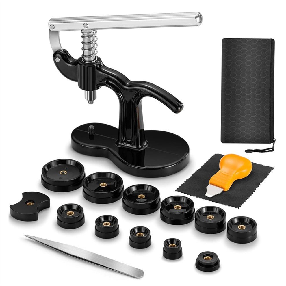 Jojomino 17 Piece Watch Battery Replacement Tool Kit With And Back Removal For All Types Of Watches