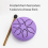 Tambor de língua de aço de 3 polegadas e 6 tons, mini tambor de mão com baquetas, instrumentos musicais de percussão, azul marinho 8