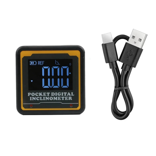 Digital Angle Gauge Magnetic Protractor Inclinometer Level Finder Box
