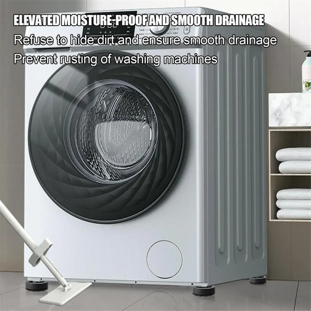 Coussinets anti-vibrations pour lave-linge, tapis anti-bruit, stabilisateur élastique pour pied de machine à laver