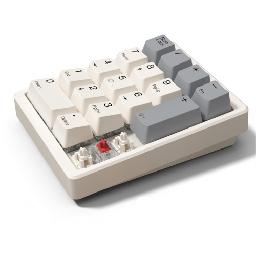 17 Keys Type C Wired Number Pad Mechanical Numeric Keypad Numpad Gaming Mini Keyboard Programming Keypads Red Axis 2