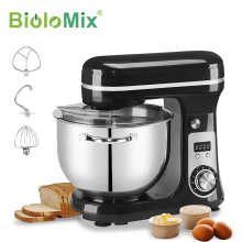 BioloMix 6L Stand Mixer 1200W 6-Speed Kitchen Blender & Dough Kneade