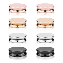 8Pcs Hijab Magnetic Pins, Multi-Purpose Colorful Scarf Clasp Pinless Brooch Pins Buttons for Women B