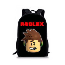(Backpack-Black)Roblox Rugzak Lunchbox Tas Doos Potloodetui Grote Capaciteit Schooltas Rugzak Schoudertas