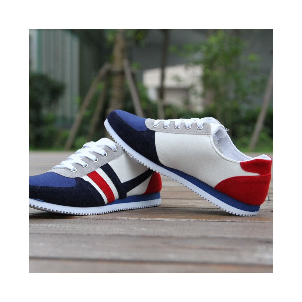 (Blue,EU43)Chaussures décontractées homme mode printemps et été chaussures respirantes chaussures sport