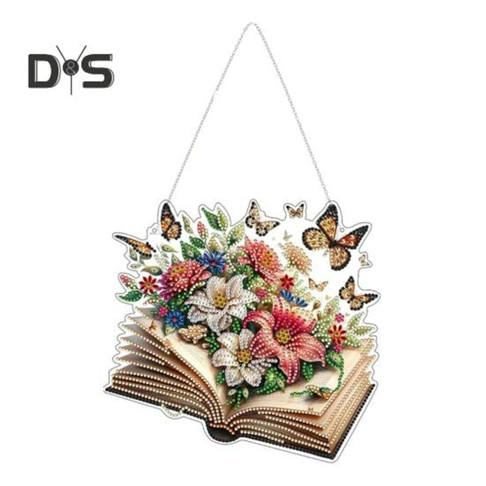 (as the picture, B) Easter Ornament Faux Diamond Art Rabbit Desk Ornament Double-Sided Rhinestone Craft Hanging Ornament for Home Tabletop Door Decor