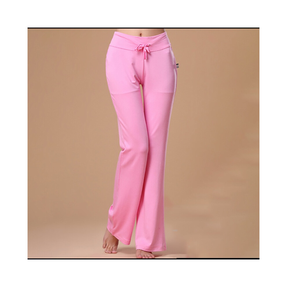 (Pink,TagS=US XXS)Sweat de yoga en coton élasthanne à la mode pour femme athlétique gym pantalon de salon sport