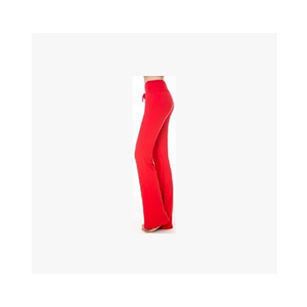 (Red,Tag3XL=US XL)Pantalon de sport femme mode coton spandex yoga sweat athlétique gym salon