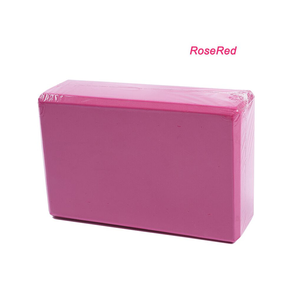 (RoseRed)Bloc Yoga Pilates Mousse Brique Moussante Fitness Exercice Stretch Santé
