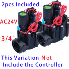 (0.75inch2pcs)8 Station WiFi Indoor Smart Sprinkler Controller Irrigation System Remote Control by Phone Works with Alexa