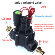 (0.85 Inch Valve 2)1/2" 3/4" 1 Inch Irrigation Solenoid Valve 24VAC Solenoid Valves Garden Agriculture Landscaping Smart
