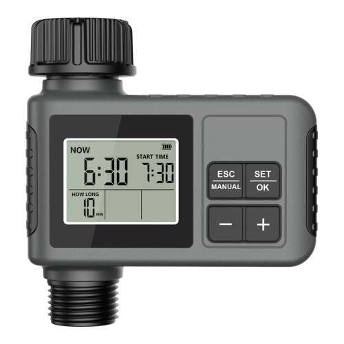(1 outlet)Newest Touch Screen Automatic Irrigation Timer Smart Program Control Irrigation System Outdoor Water Timer Garden