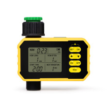 (1 Outlet No WIFI)WIFI Solar Irrigation Timing Controller Smart Automatic Irrigation System for Garden Tap Valve Controller