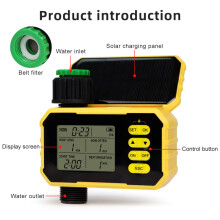 (1 Outlet Normal)WiFi Solar Timing Controller Smart Irrigation Watering Timer 1/2 Zone Automatic Irrigation Controller System