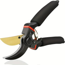 (1pcs)8.5" Professional Titanium Bypass Pruning Shears (T13)- Super Sharp Premium Garden Shears, Pruning Shears For Gardening,