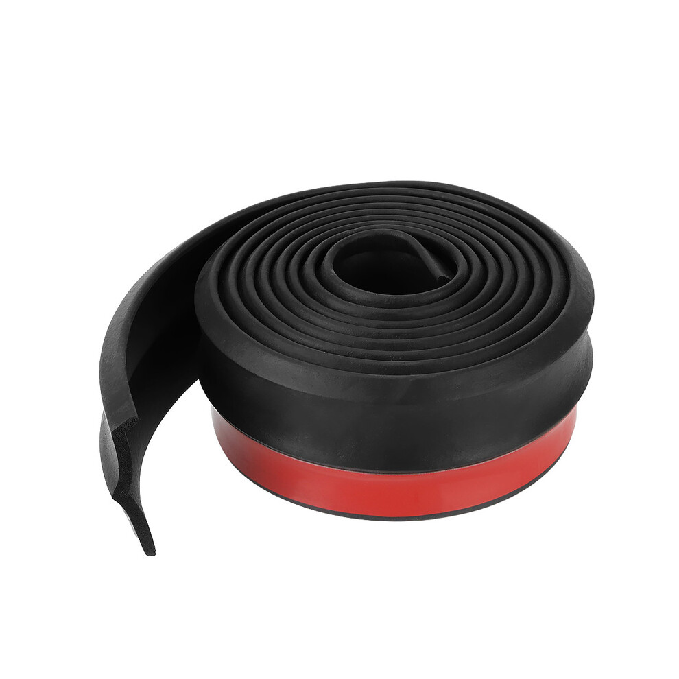 (2.5M)Exterior Mouldings 60Mm Width Rubber Strip 2.5M Car Front Bumper Lip Universal Car Lip Skirt Protector 9497818818636