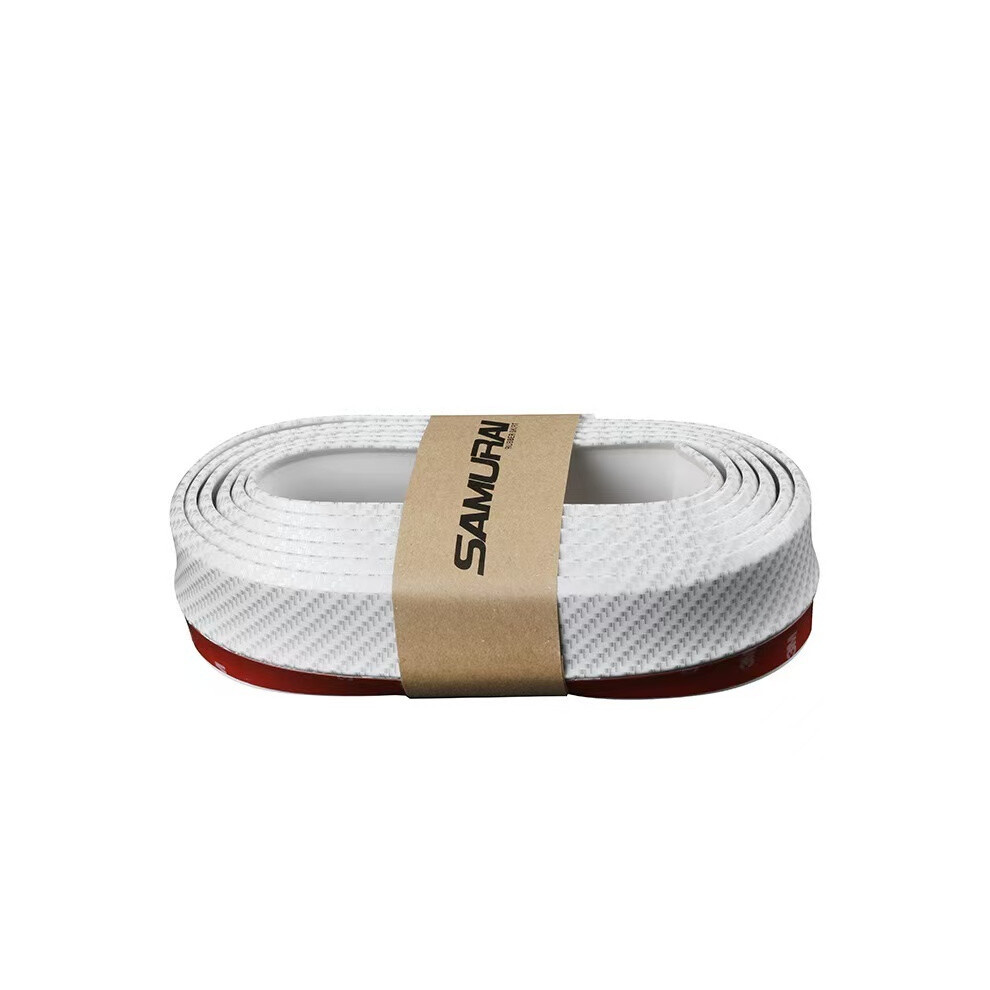 (2.5M )Strong Adhesive Bumper Strip, Front And Rear Lip Side Skirts, Collision And Scratch Resistant, Suitable For White 9497818818728