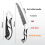 (250mm)LiTuiLi Foldable Saw Camping Tool Folding Hand Pruning Saw 1