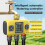 (3 outlets)Newest Touch Screen Automatic Irrigation Timer Smart Program Control Irrigation System Outdoor Water Timer Garden 2