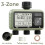 (3 ZONE-NH)Diivoo Garden Water Timer Programmable Automatic Irrigation Timer with Rain Delay Manual/Auto Mode Watering for 1