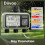(3 ZONE-NH)Diivoo Garden Water Timer Programmable Automatic Irrigation Timer with Rain Delay Manual/Auto Mode Watering for 2