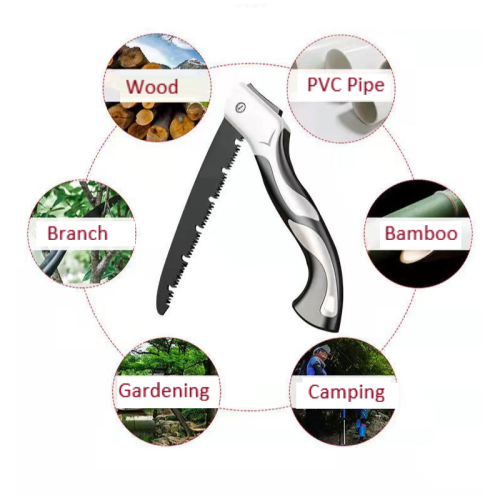 (350mm)LiTuiLi Foldable Saw Camping Tool Folding Hand Pruning Saw 2