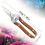 (3pc)Classic Garden Pruning Shears with Automatic Spring Action, Featuring Stainless Steel Blades. Versatile Tools Ideal 3