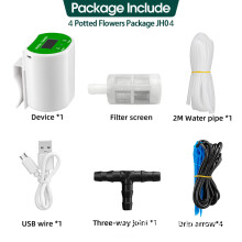 (4 potted flowers)Eshico Smart Intelligent Watering Machine Digital Irrigation System Garden Tools Water Timer Adjustable